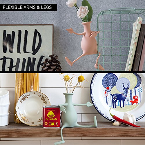 PELEG-DESIGN-Florino-Friendly-Flower-Vase-Modern-Home-Dcor-Vase-for-Flowers-Small-Bud-Vase-Decorative-Floral-Vase-for-Home-Office-Gifts-Mint