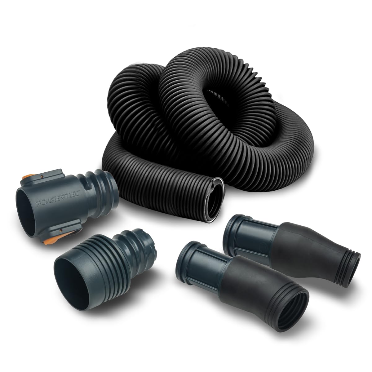 POWERTEC 70355 Dust Collection Hose Kit | 10' Hose