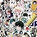 Vinyl Skateboards Stickers 73pcs, Echeer My Hero Academia Laptop Stickers Anime Cartoon Waterproof Stickers for Laptop Car Bicycle Skateboards Luggage Decal