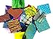 Devardi Glass 4 oz. COE 90 Dichroic, Textured & Fancy Fusible Sheet Glass Mix - 1/4 lb
