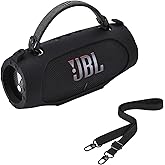 Hzycwgone Silicone Cover Case for JBL Charge 6 - Portable Waterproof & Drop-Proof Bluetooth Speaker,for JBL Charge 6 Travel Carrying Skin Protective Shoulder Bag Accessories,Black