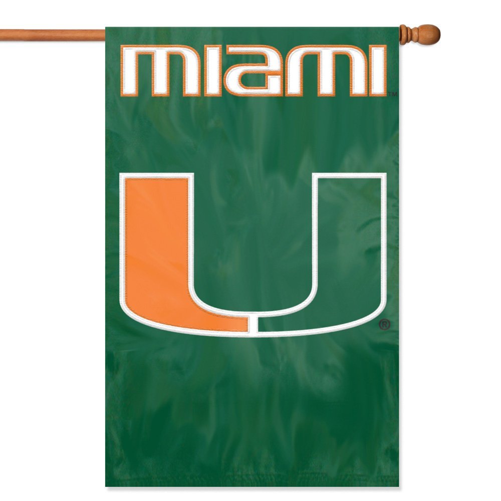 Party Animal Miami Hurricanes Ibis Banner College Flag — image 1
