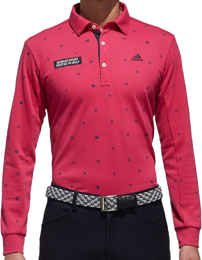 Amazon アディダスゴルフ Adicross モノグラム L S シャツ Ccs77 メンズ ボールドピンク 日本 S 日本サイズs相当 シャツ 通販