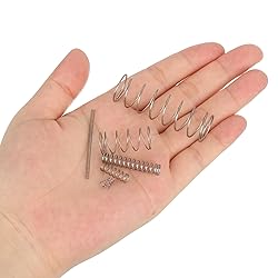 uxcell Compression Spring,304 Stainless Steel,4mm