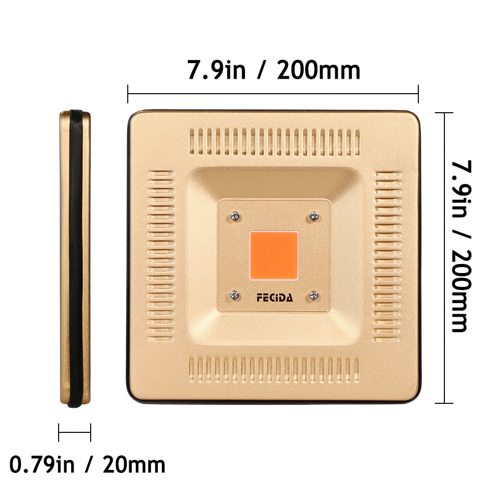 Waterproof IP67 50W LED Grow Light Full Spectrum New ...