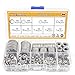 Sutemribor 304 Stainless Steel Flat Washers Set 580 Pieces, 9 Sizes - M2 M2.5 M3 M4 M5 M6 M8 M10 M12 primary