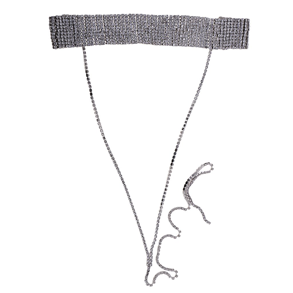 Buy Vintage Ladies Novelty Jewelry Rhinestone Long Tassel Pendant Chain