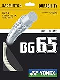 YONEX BG 65 Badminton String - Yellow
