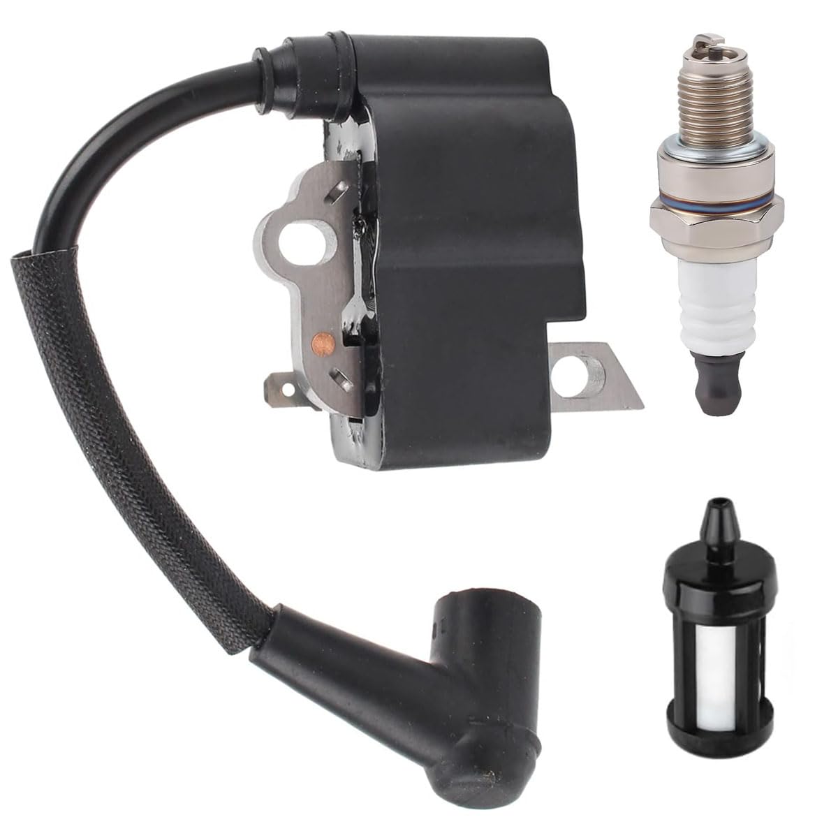 ZAMDOE FS56 Ignition Coil Module Compatible for Stihl FS40 FS40C FS50 FS56 FS56C FS56R FS56RC FS70R KM56 56R HT56C Trimmer/Weedeater, Replace 41444001303 41444001316 4144-400-1302 ZF-IG-A00166