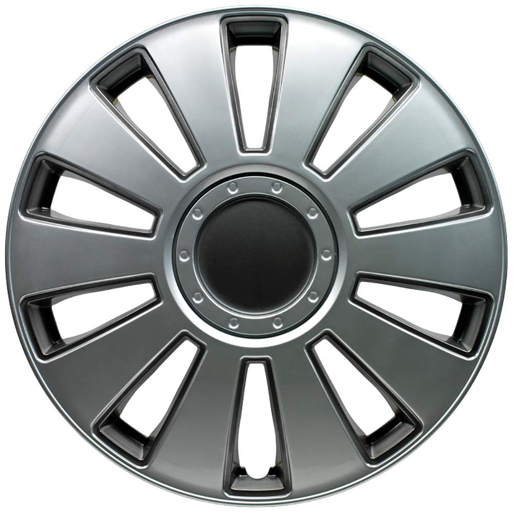 AutoStyle Set of 4 wheel covers Pennsylvania 16-inch silver/charcoal grey