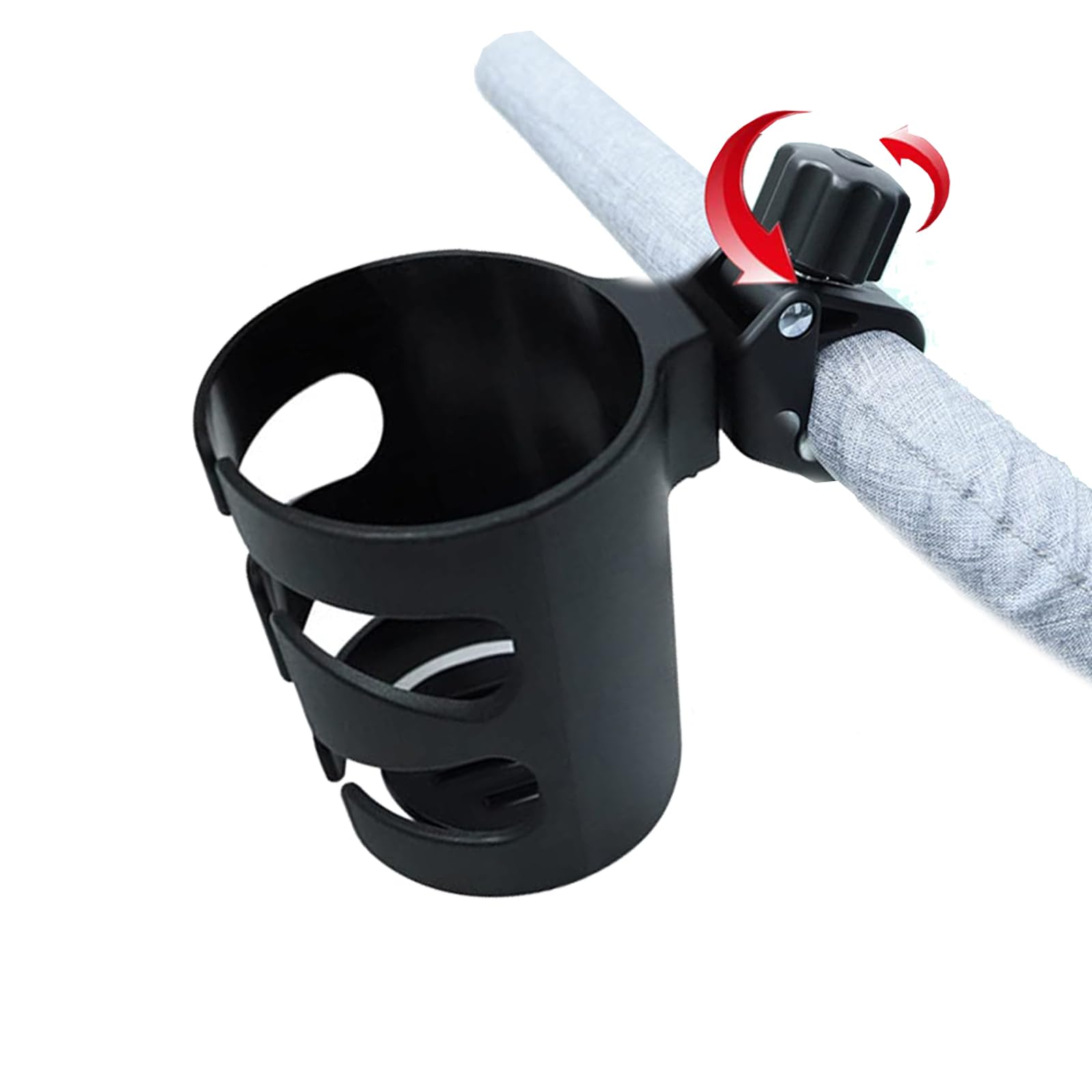 ieron Adjustable Trolley Bottle Holder Pushchair Pram Drink Holder Clip On Cup Holder for Wheelchair Bikes Stroller Walkers