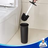 MR.SIGA Toilet Bowl Brush and Holder Black 1 Pack view 6