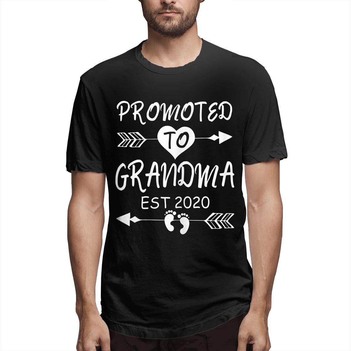 Promoted To Grandma Est 2020 Stylish Tops Short Sleeve T-shirt