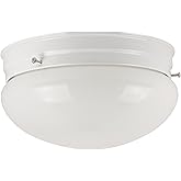Diodesy- 6-Inch Decorative Mushroom Flush Mount Ceiling Light Fixture 60W Max Use A19 Bulb (Not Included) E26 Medium Base UL