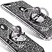 OCYCLONE Cute Glitter Case with Ring Compatible with iPhone 8 Plus 7 Plus for Women Girl, Black