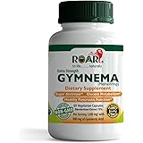 Gymnema Sylvestre 1200mg per serving (Highest Potency) with 75% Gymnemic Acids, 60 capsules, 1 month supply