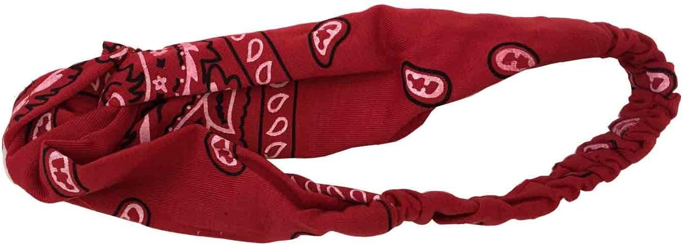 Bandana Headband with Elastic, Hair Wrap Women's Yoga Outdoor Hairband Headwrap !