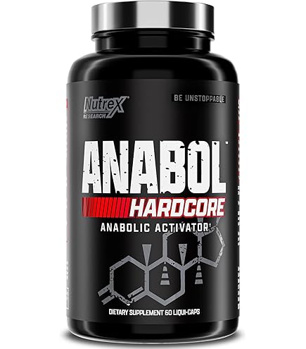 Nutrex Research Anabol Ripped Anabolic 2 in 1 Muscle Builder for Men Muscle Growth Supplements Shredding Formula Recovery Thermogenic Support Lean Physique 60 Count : Health & Household