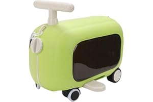 Keenso Ride On Suitcase, Multi Functional Kids Carry On Luggage, Lightweight Hardshell for Travel and Play, 25KG Load Capacit