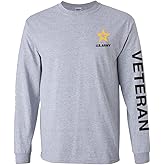 Officially Licensed United States Army Veteran Long Sleeve T-Shirt