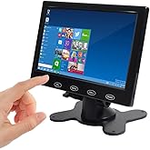 SallyBest® 7 Inch Ultra Thin 16:9 HD 800x480 TFT LCD Color Display Headrest Monitor Touch Button Monitor Screen Support AV HD