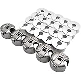ckpsms Brand – 5PCS L Style Bobbin Cases and 20PCS L Style Aluminum bobbins Compatible with/Replacement for JUKI Brand CONSEW