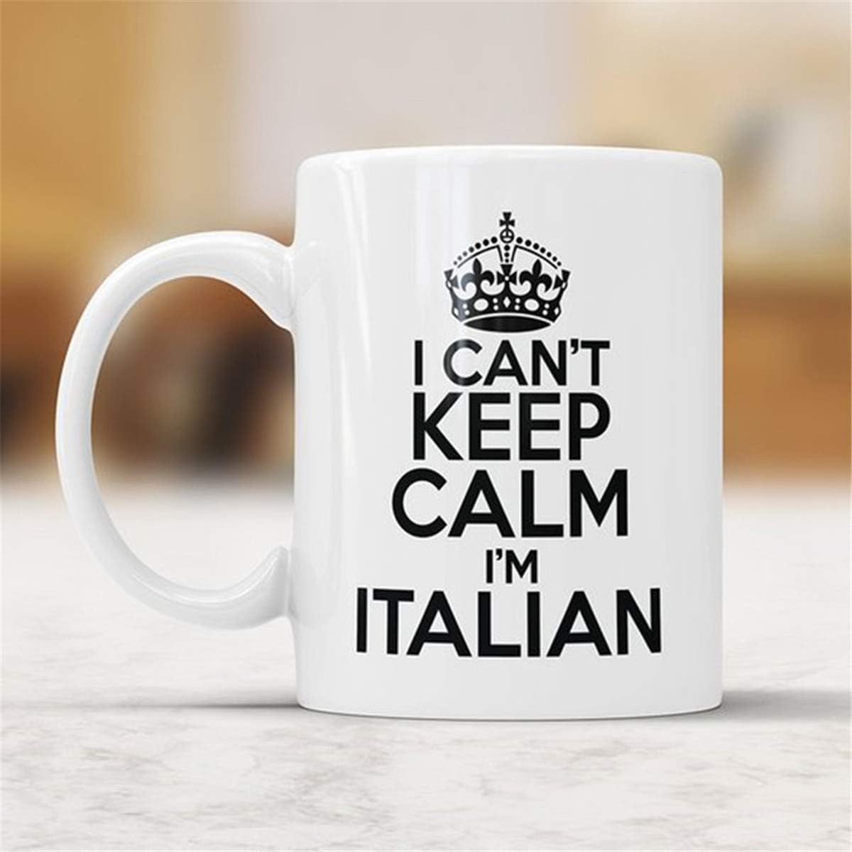 I Can't Keep Calm I'm Italian Mug - Funny Coffee Mug Perfect Gift for Italians
