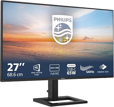 Philips 27E1N1300AE 27 Inch FHD Monitor 100 Hz IPS 1 ms USB-C PD