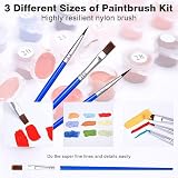 Kaieteur Painting by Numbers Kit 16x20 Sea View DIY Canvas with 24 Colors view 5