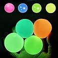 Cadeaux4U 4 Pcs Glow in The Dark Ceiling Balls,Sticky Balls That Stick to The Wall,Stress Relief Balls Gifts for Kids and Adult with ADHD,OCD,Anxiety