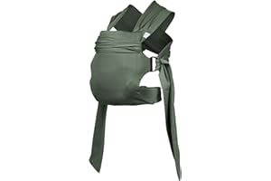 Lalabu Simple Baby Wrap | Forget The Complex Baby Sling Wrap, Grab a Simple No-Tie, Comfortable & Easy-to-Use Lalabu Baby Wearing Wrap | Infant Baby Carrier Wrap for 3 Months - 2 Years (Fern)