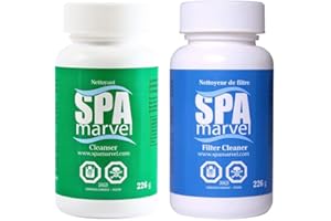 Spa Marvel (1) Cleanser 226g (1) Filter Cleaner 226g | Use to Clean Your Pipes and Filters Before Adding Fresh Water & Hot Tu
