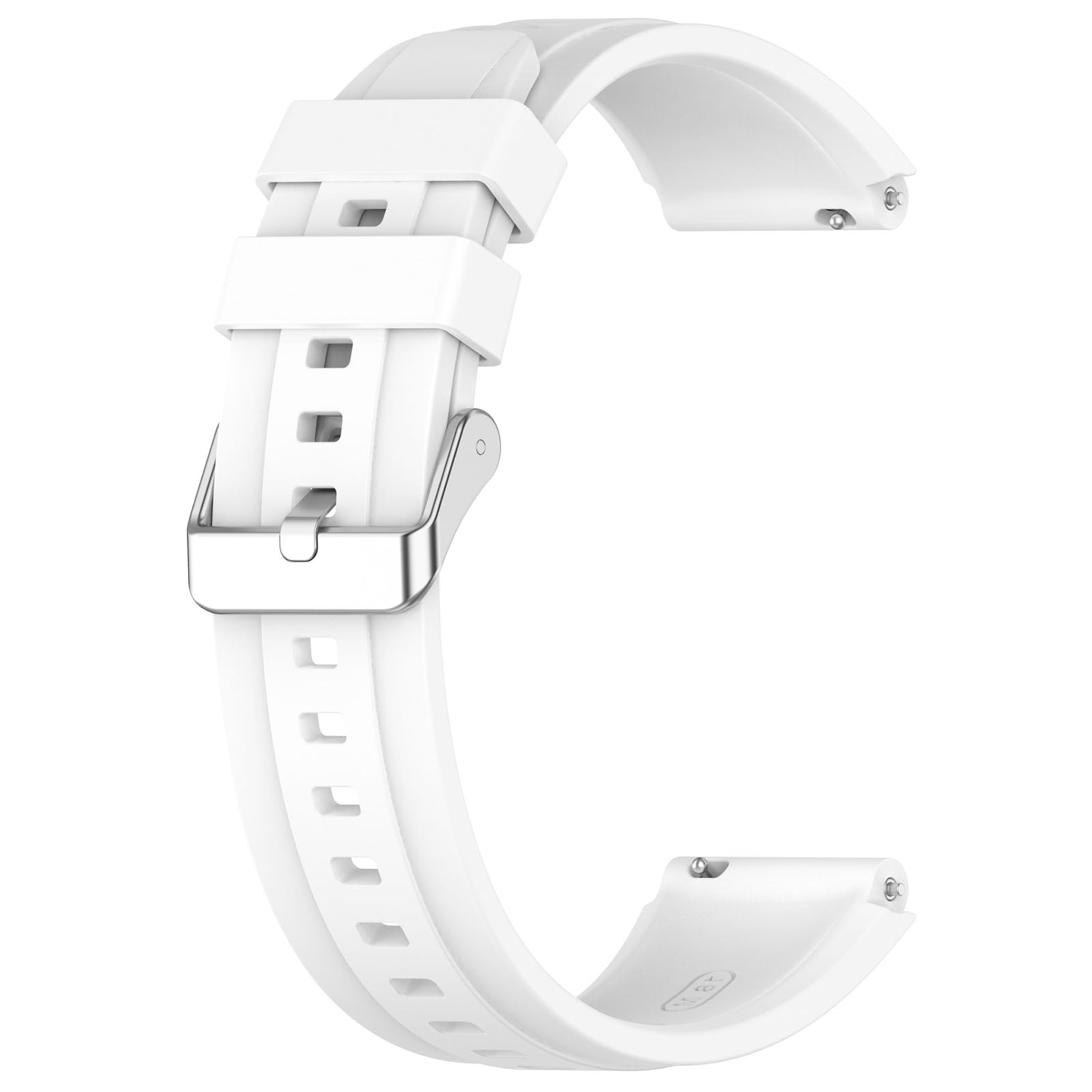 JYMYI 18mm Watch Strap for Huawei Watch GT4 41mm Wrist Straps, Sport Durable Silicone Armband, Replacement Band Bracelet Wristband for Huawei Watch GT4 41mm Smart Watch Band for Men Women (white)