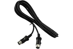 Cashmuch 3 Meter 13 Pin Din Cd Changer to Hd Unit Extension Cable for Kenwood Radio, Black
