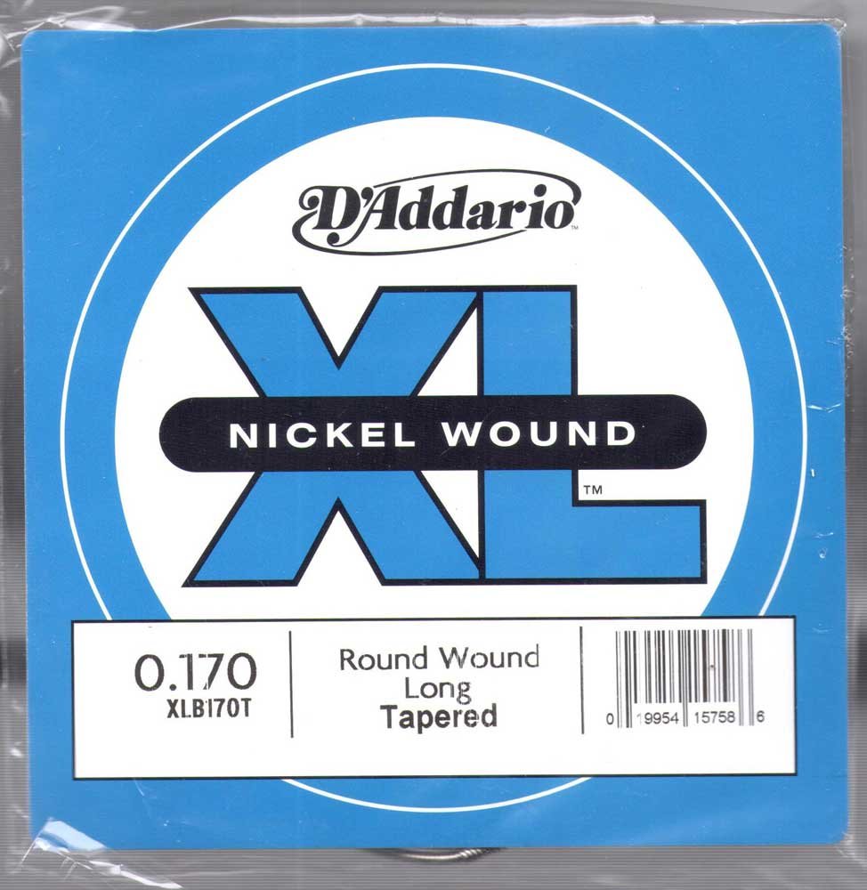 D'Addario XLB170T Strong Nickel Wound Bass Guitar Strings