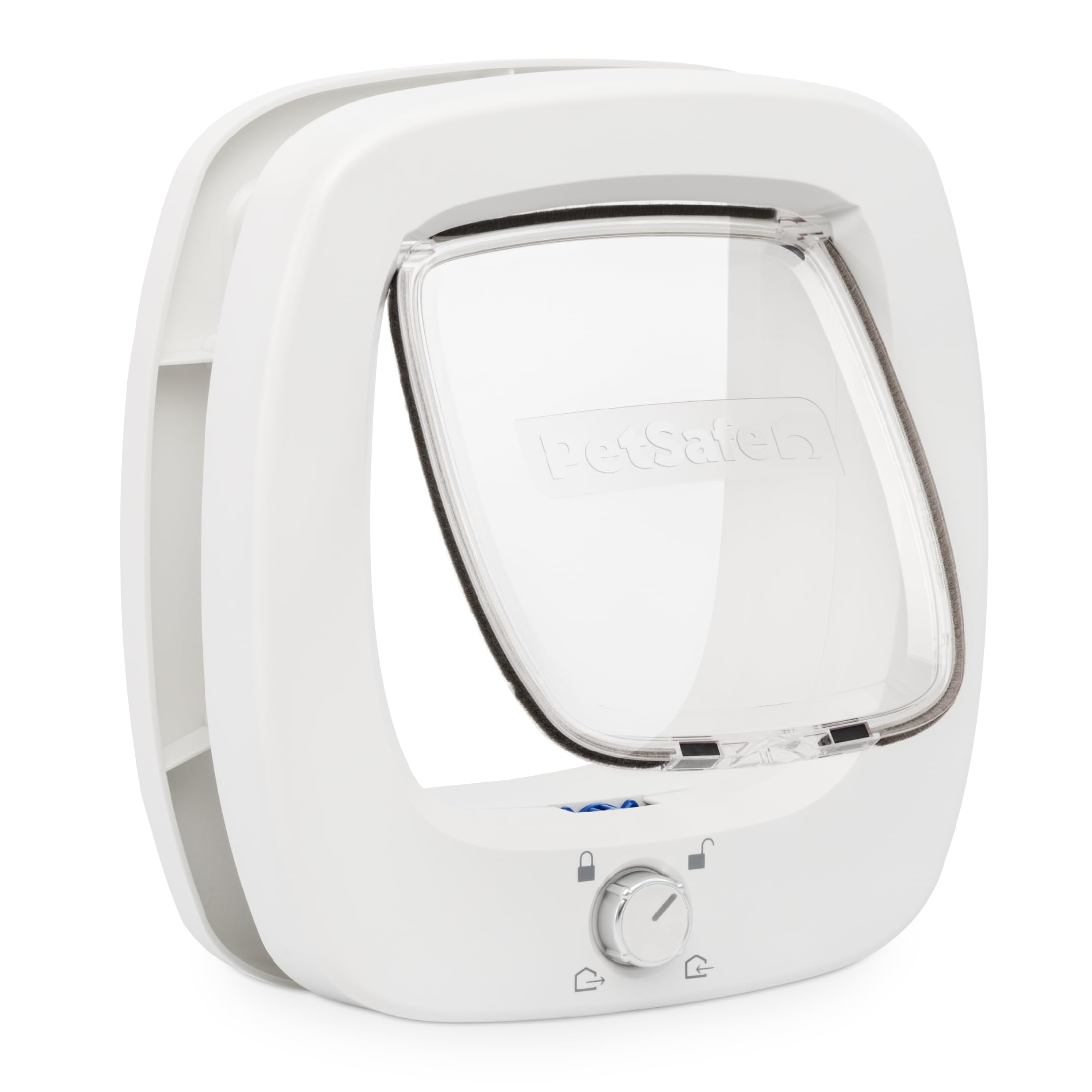 PetSafe Big Cat Flap - Interior & Exterior Pet Door - 4-Way Lock & Soft Close Flap - For Cats & Small Dogs