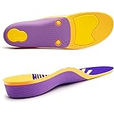 IFITNA Plantar Fasciitis Relief Metatarsal Pain Arch Support Inserts Orthotics Flat Feet Gel Insoles Men Women Standing All Day Heel Pad Cushion,Work Boots Shoe Insole, Size 9