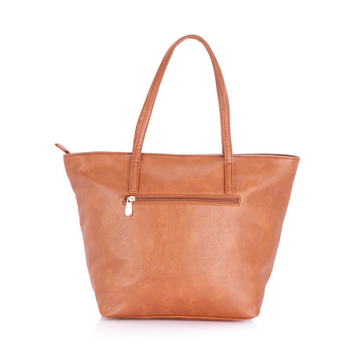 caprese women's tote bag (saddle brown)
