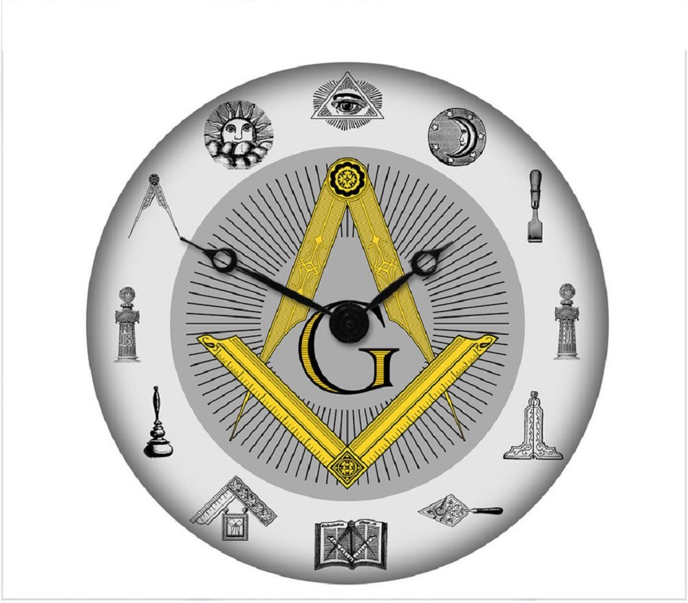 Masonic Wall Clock