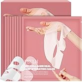 TEULN Bio-Collagen Face Mask, 8 Pack Real Deep Hydrating Collagen Overnight Mask, Pore Minimizing, Elasticity Improvement, Face Masks Skincare, Facial Sheet Masks for Skin care and Moisturizing.