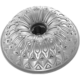 Nordic Ware Stained Glass Bundt Pan, Metallic
