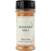 Olive &amp; Vine Seasoned Salt, Savory Blend, For Grilling &amp; Roasting, Rich Tradition, Authentic Taste, For Global Recipes (7.52 Ounce)