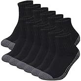 COOVAN Men's Athletic Ankle Socks 12 Pack Mens Cushion Comfort Casual Running Sock Size 10-13