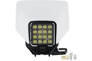 MCHMFG Dirtbike Headlight,LED Enduro Pit Bike Light Kit Universal For Most Dirt Pit Bike Motorcycle TC FC TE FE TX FX