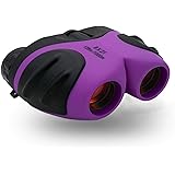 3-8 Year Old Girl, YYhappy childhood Compact Binoculars for Kids Yard Toys, Best Gift for 4-10 Year Girls to Watching Birds, 
