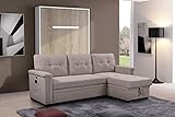 TUTB 84'' L-Shape Convertible Sleeper Sectional