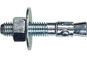 The Hillman Group 371954 Wedge Anchor, 5/8 X 8-1/2-Inch, 10-Pack , Zinc