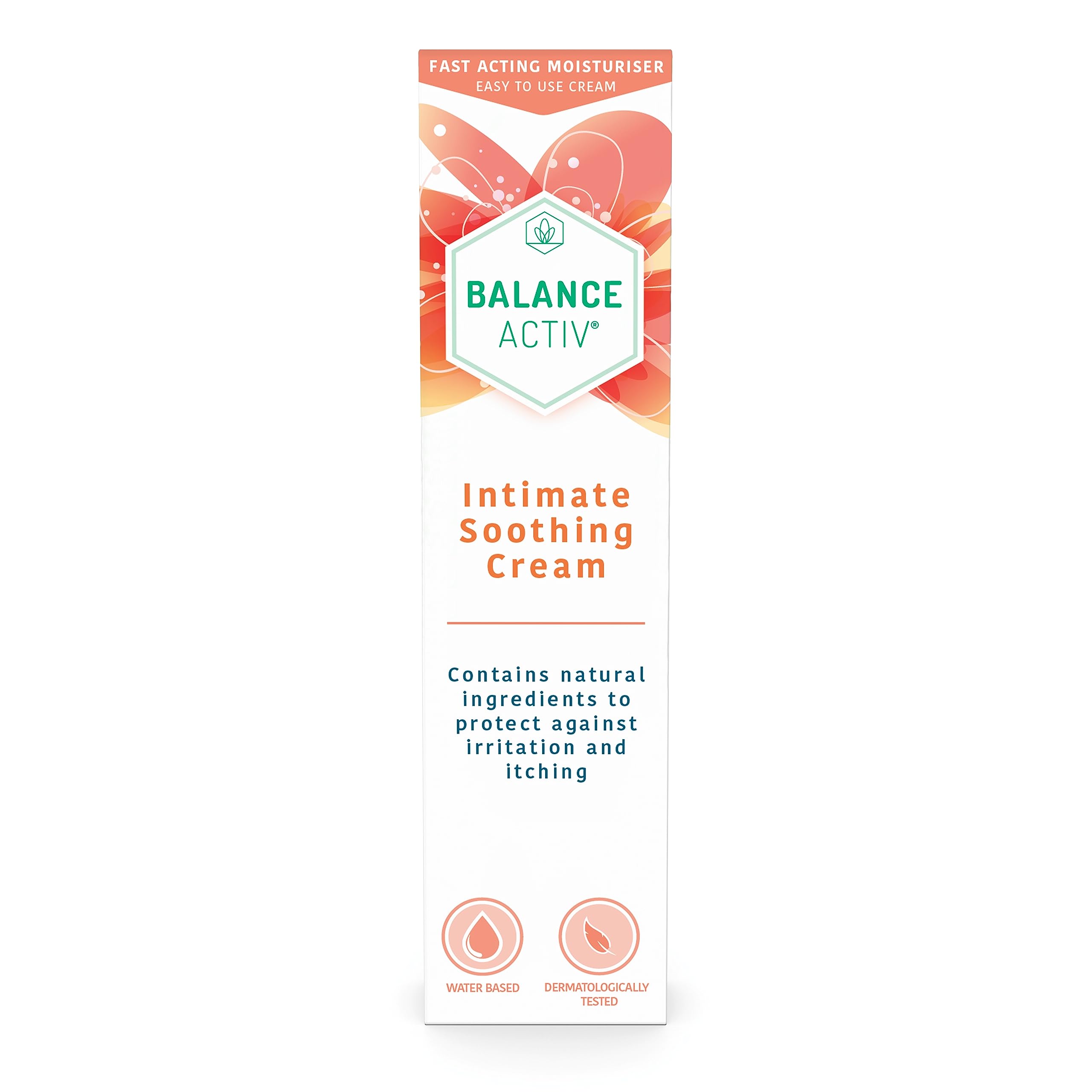 Balance Activ Intimate Soothing Cream, Fast-Acting Relief from Intimate Irritation for Women, Soothes Itching, Redness & Soreness, 1 Pack of 40ML Tube