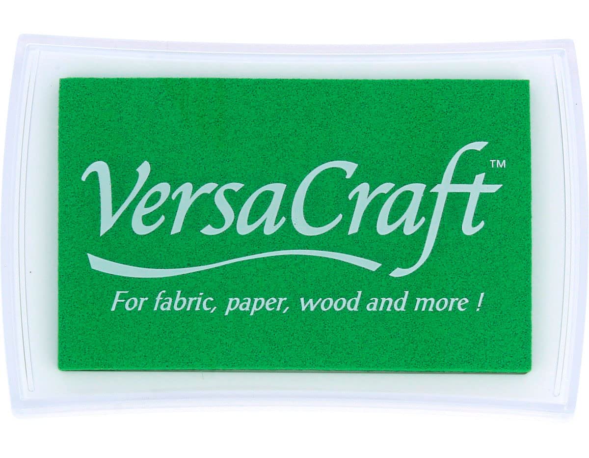 Tsukineko VK000122 Versacraft Ink Pads Crafting Pigment Ink Pad, Spring Green Primavera Verde — image 1