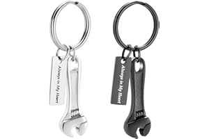 shajwo Wrench Urn Necklace for Ashes for Women Men Human Ashes Stainless Steel Hammer Cremation Jewelry for Ashes Pendant